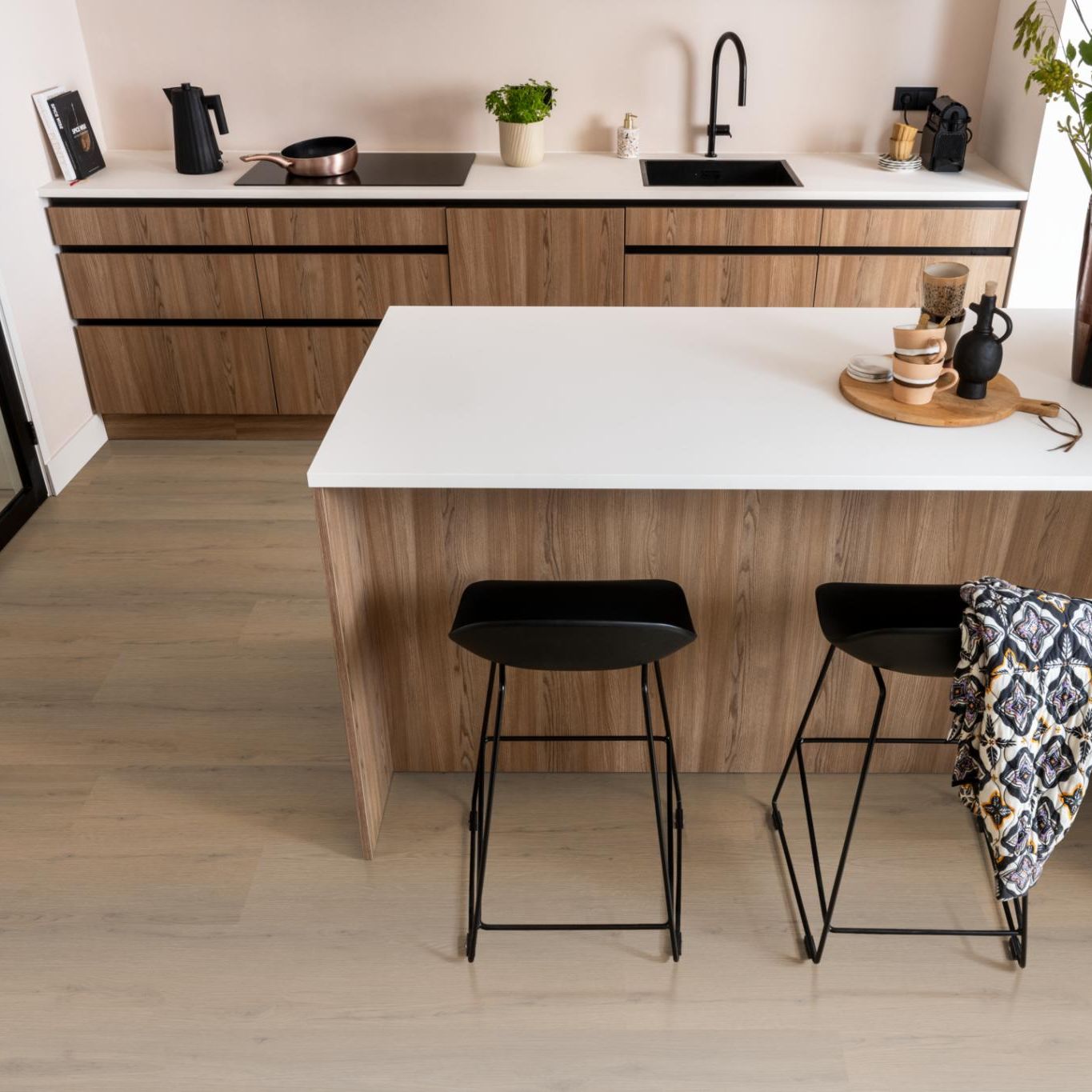 Ambiant Venera Dryback Dark Oak - Plak PVC Vloer