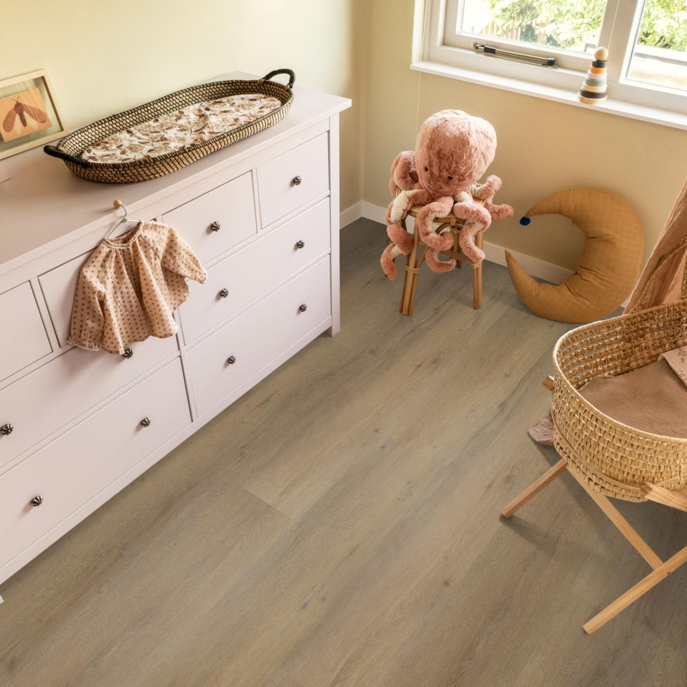 Ambiant Vivero Dryback Dark Oak - Plak PVC Vloer