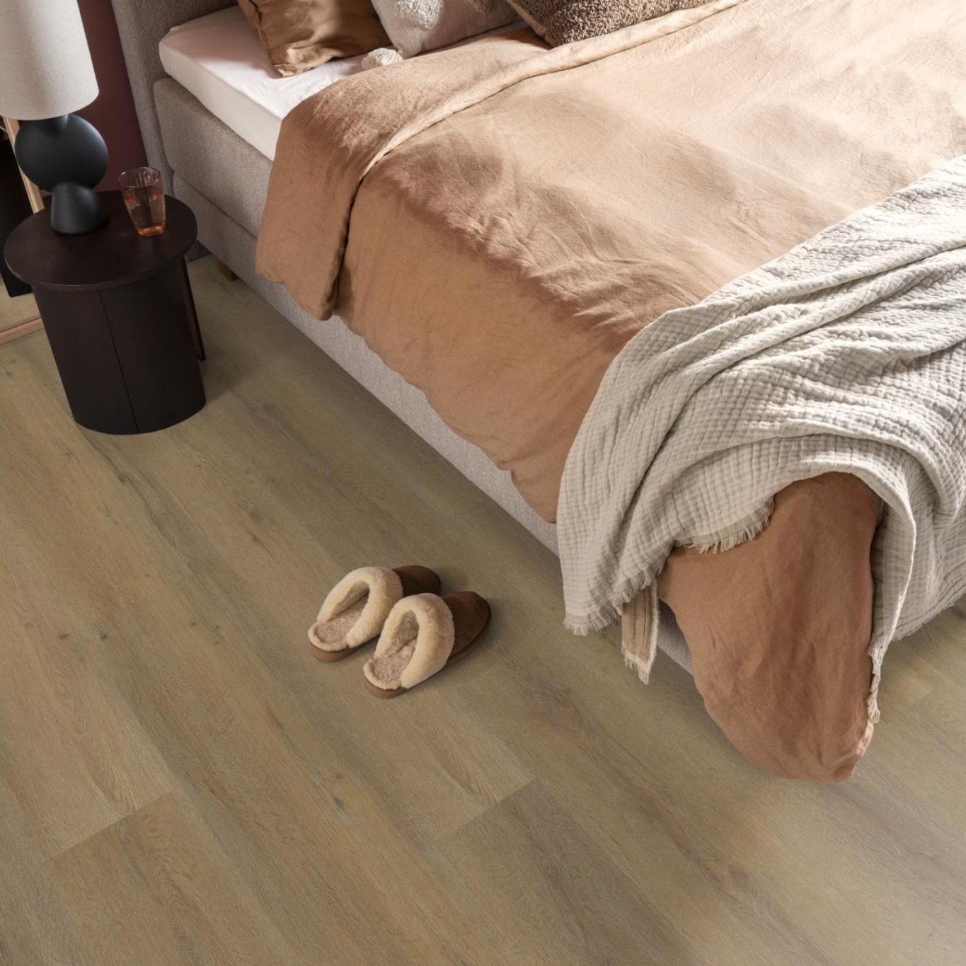Ambiant Vivero Dryback Dark Oak - Plak PVC Vloer