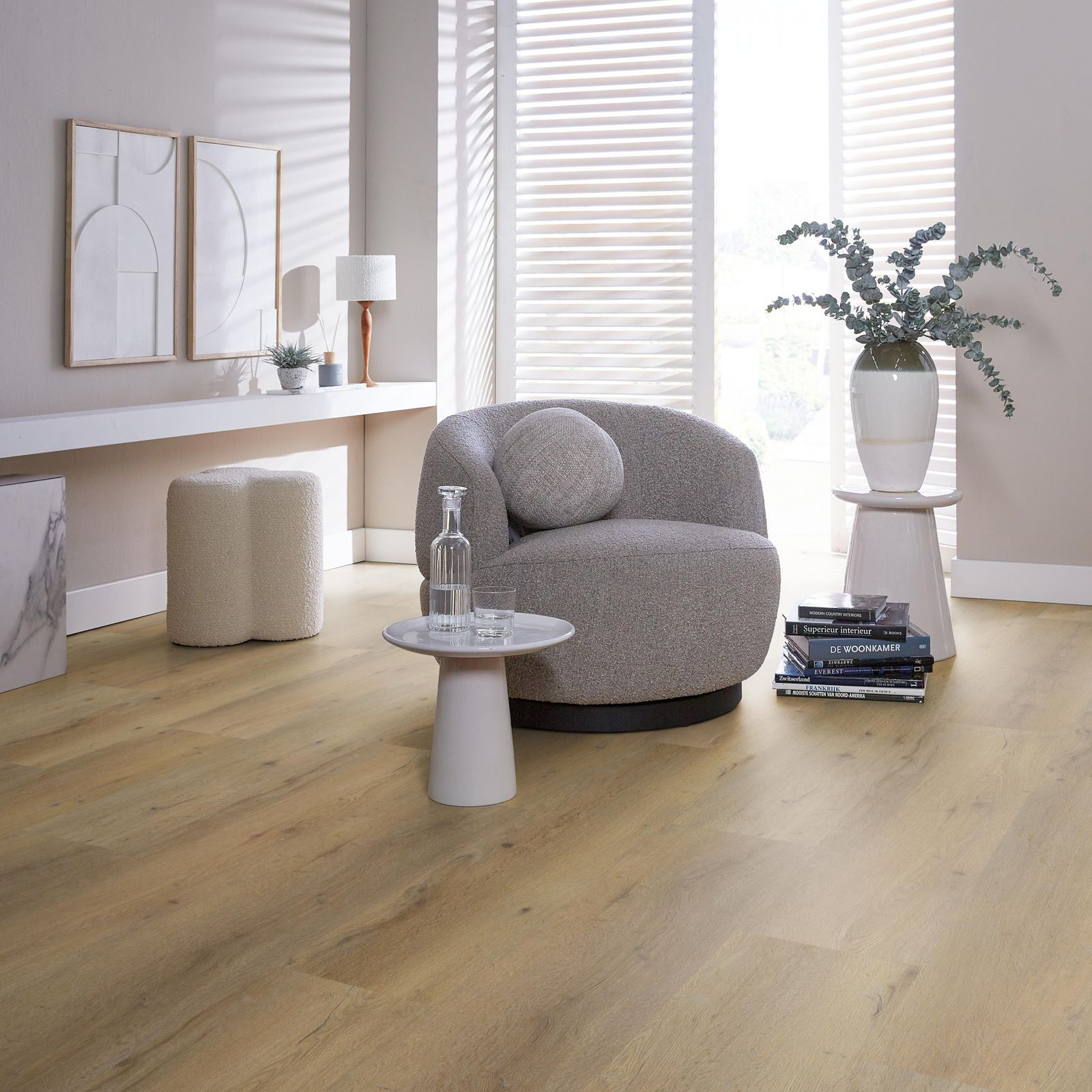 Ambiant Vivero Dryback Dark Oak - Plak PVC Vloer