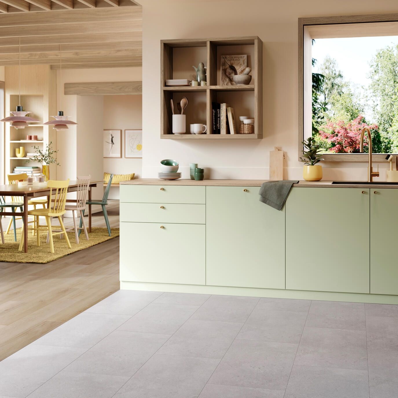 Berry Alloc Zenn 55 Tegel Bali 60002239 - Klik PVC Vloer