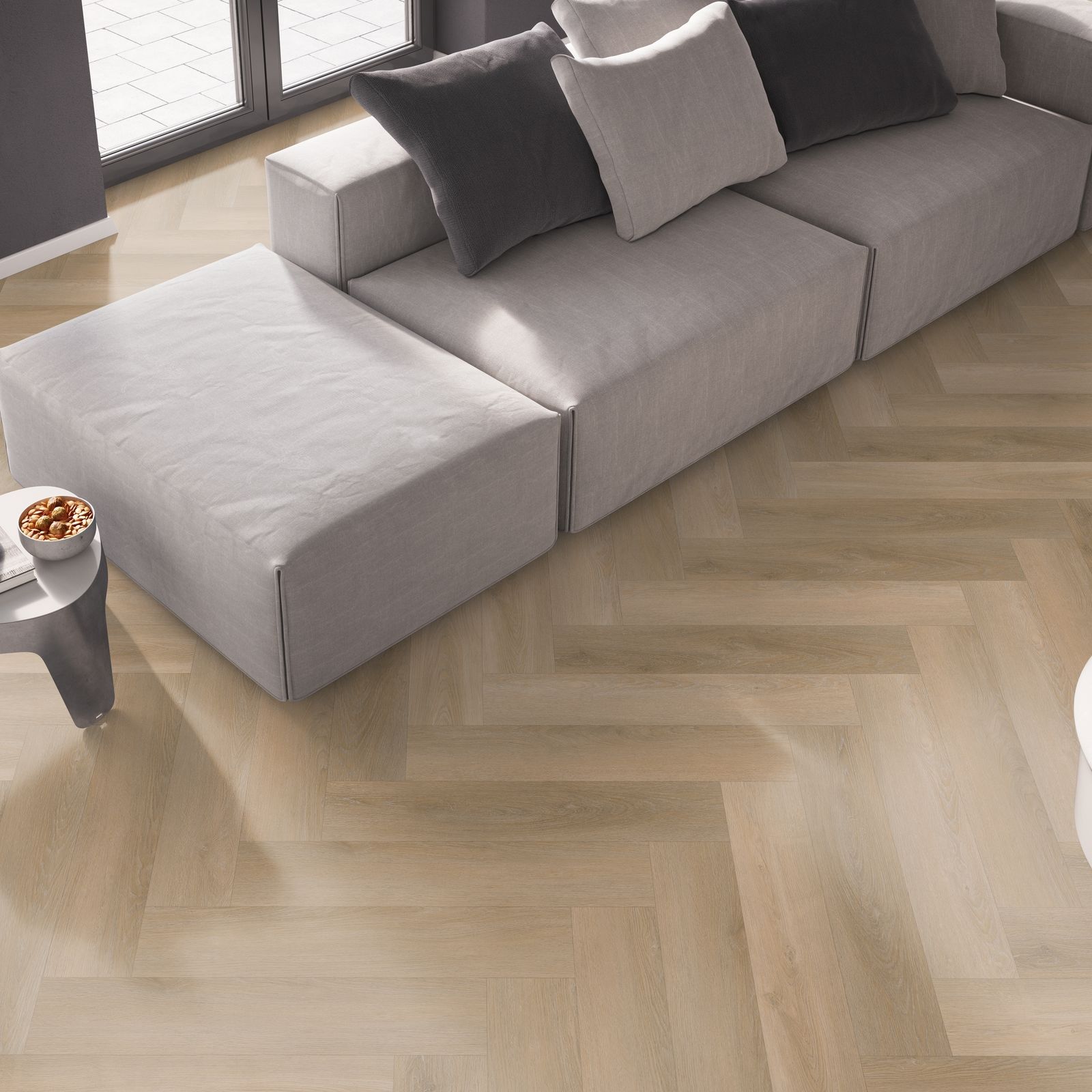 Belakos Attico Visgraat XL 81 Dryback - Plak PVC Vloer