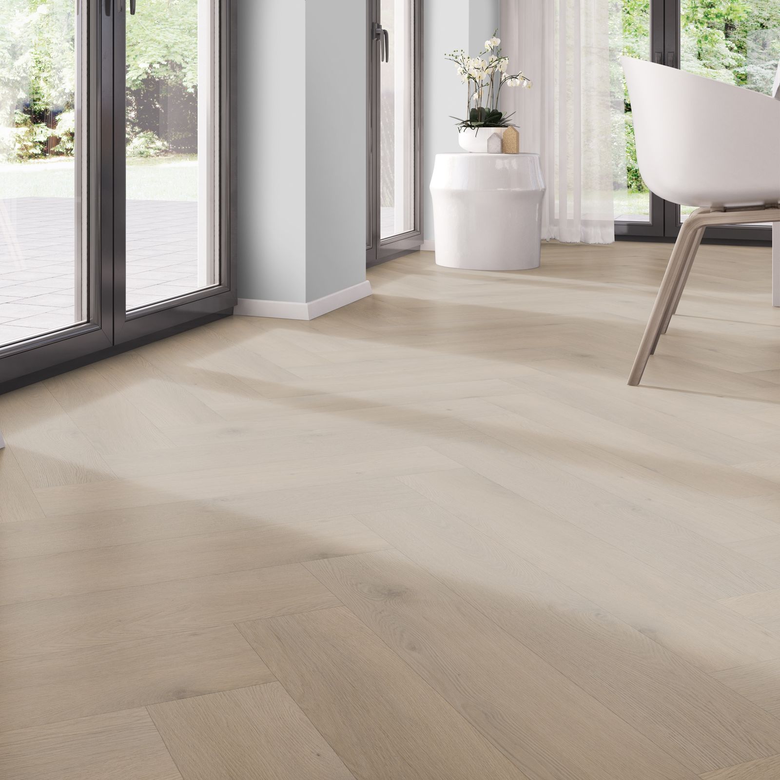 Belakos Attico Visgraat XL 82 Dryback - Plak PVC Vloer