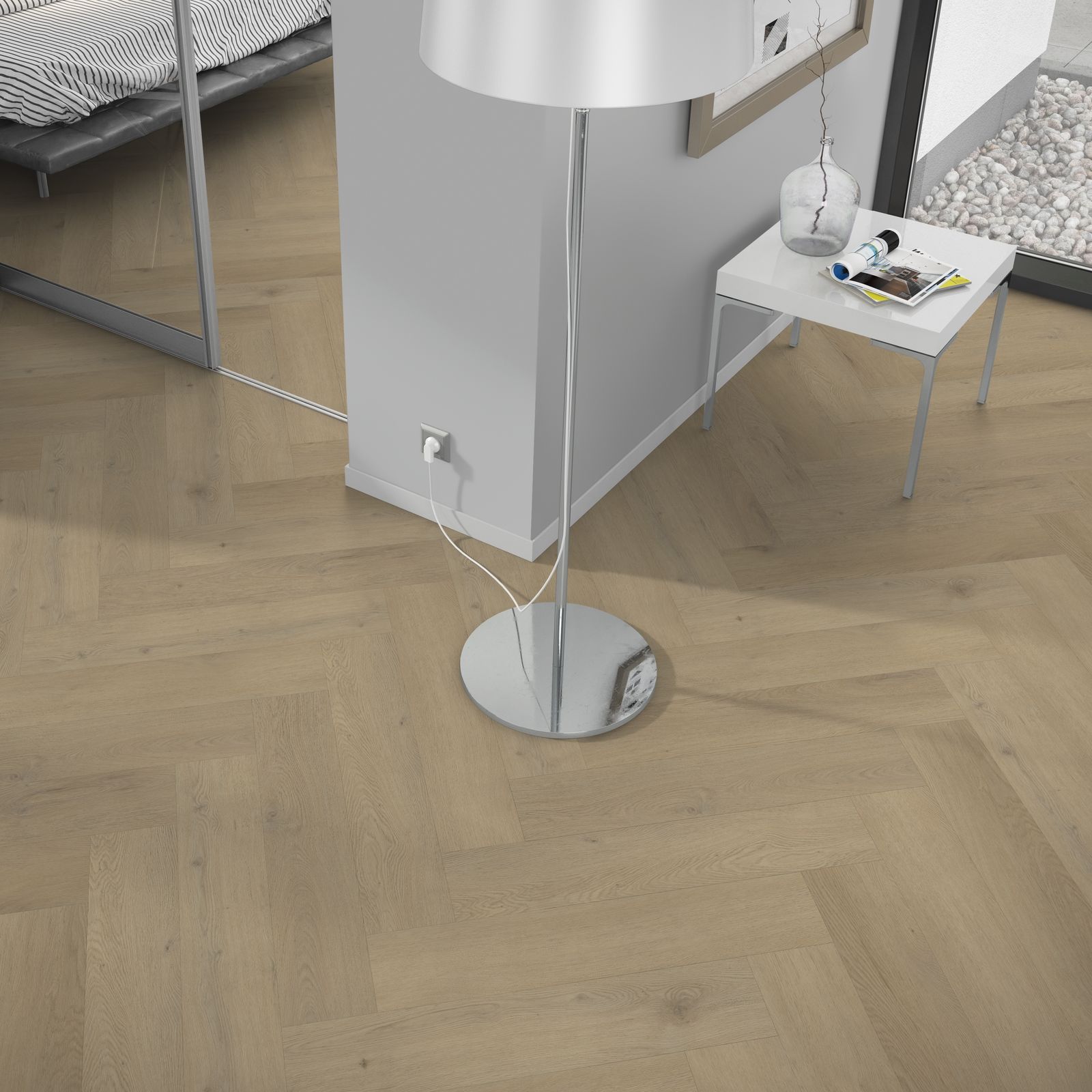 Belakos Attico Visgraat XL 87 Rigid Click - PVC Vloer