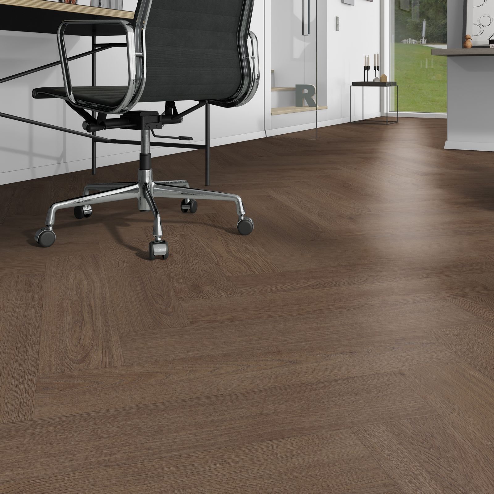 Belakos Monastro Visgraat XL 91 Dryback - Plak PVC Vloer