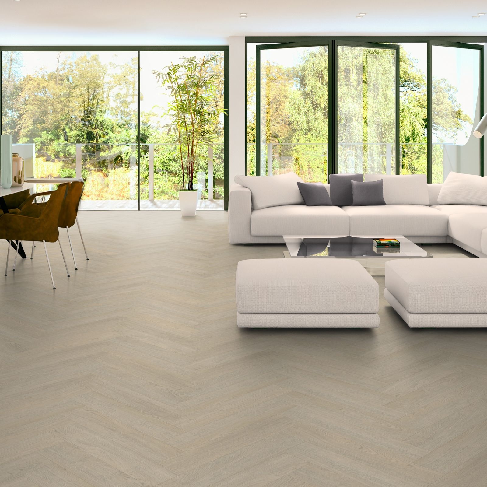 Belakos Terreno Visgraat XL 62 Dryback - Plak PVC Vloer