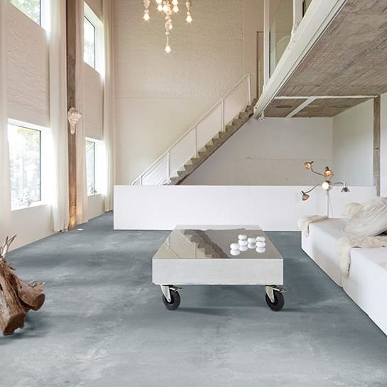 Interfloor Dynamic Cemento 616 - Vinyl - Black Tex Back