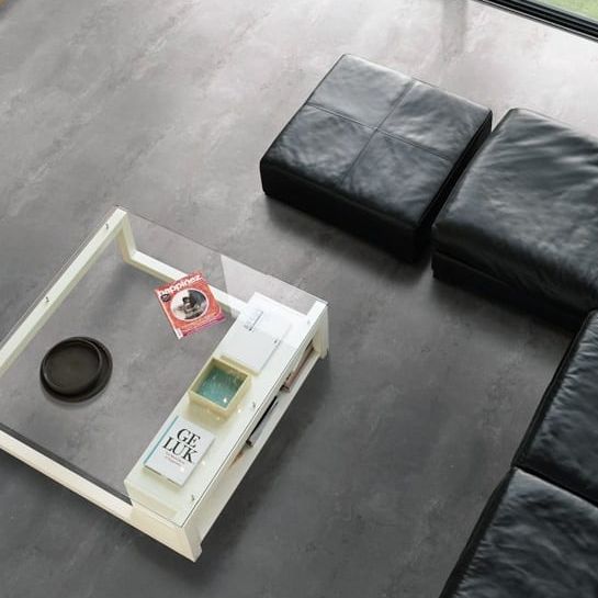 Interfloor Dynamic Cemento 625 - Vinyl - Black Tex Back