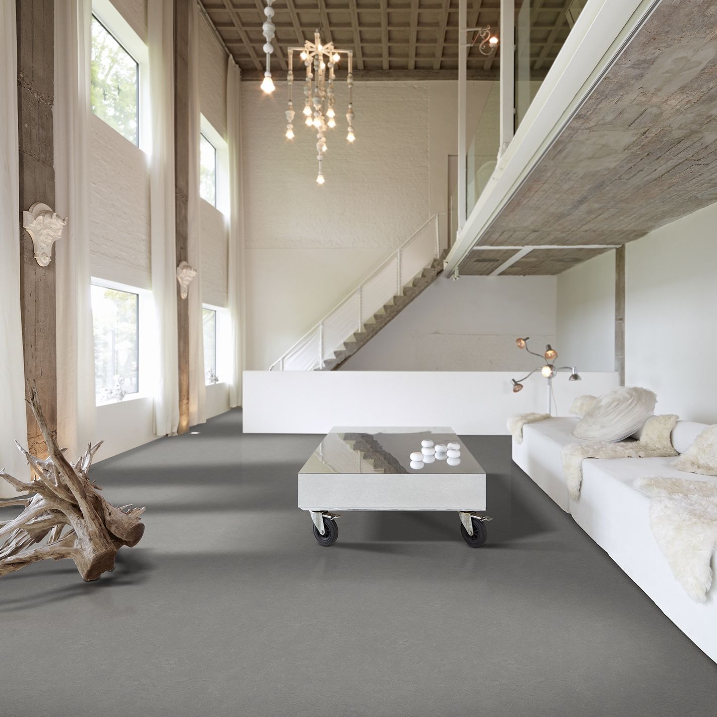 Interfloor Dynamic Lino 276 - Vinyl - Black Tex Back