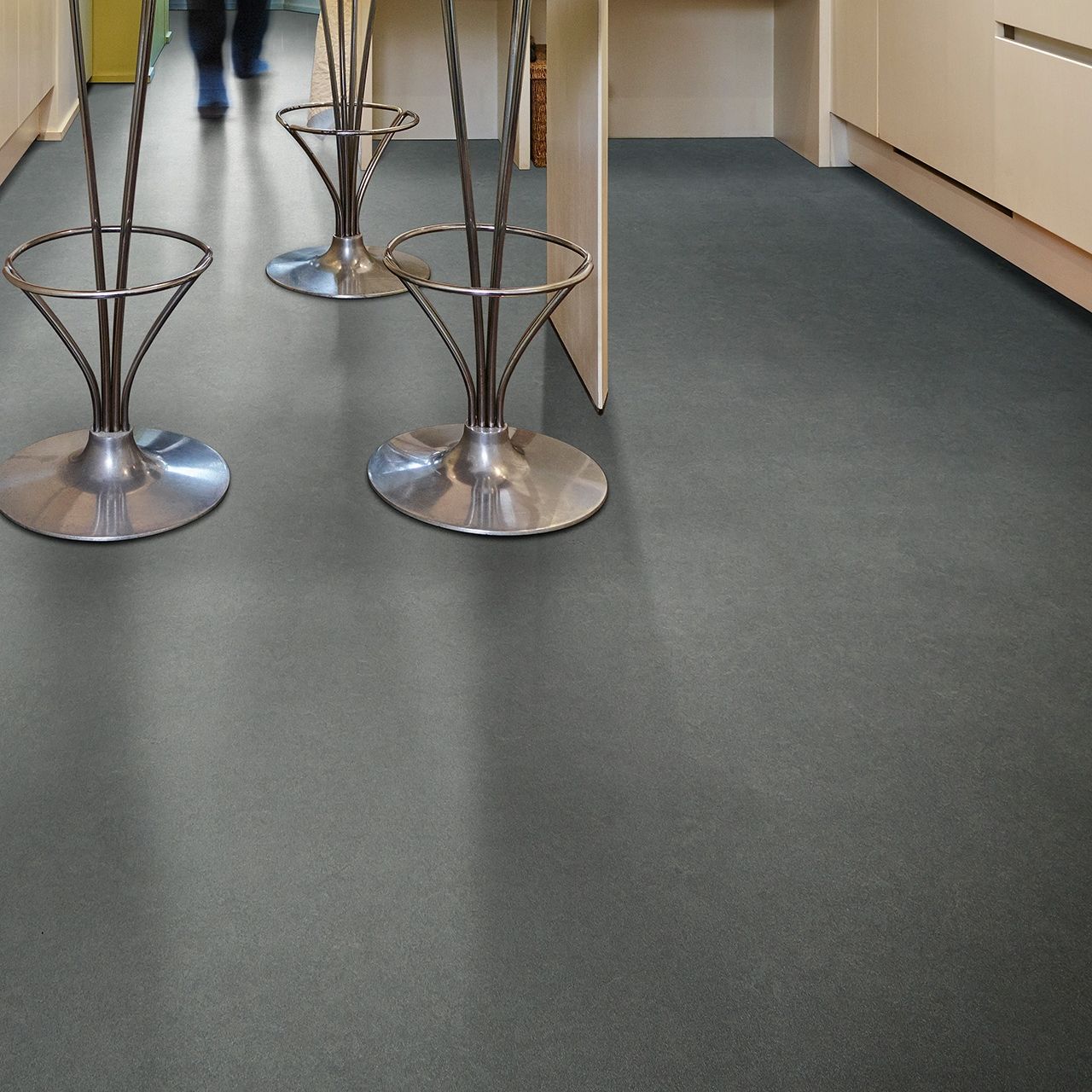 Interfloor Dynamic Lino 280 - Vinyl - Black Tex Back
