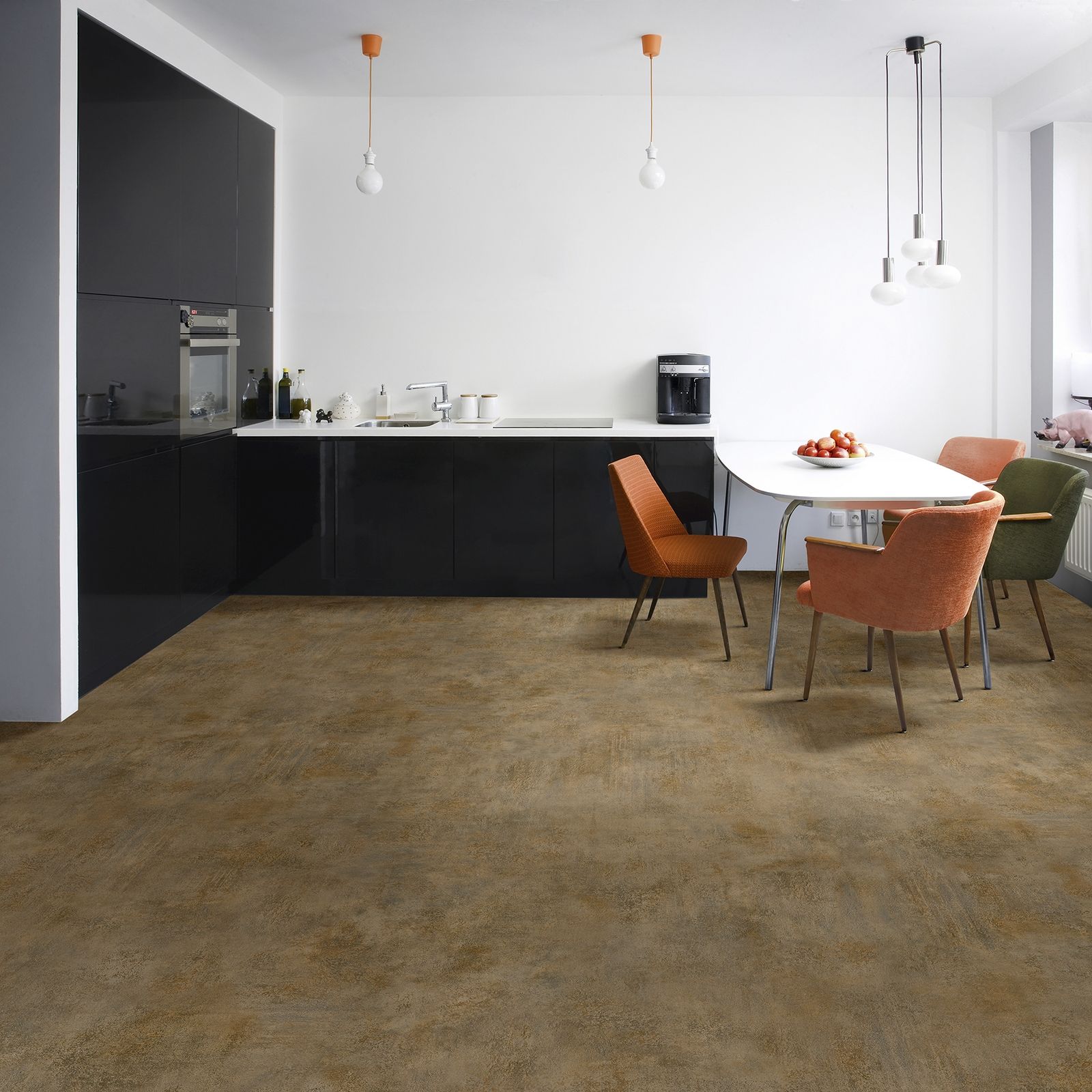 Interfloor Dynamic Stone 427 - Vinyl - Black Tex Back