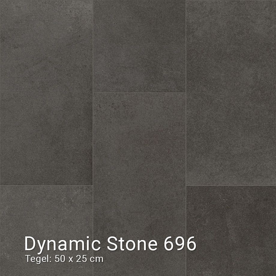 Interfloor Dynamic Stone 696 - Vinyl - Black Tex Back