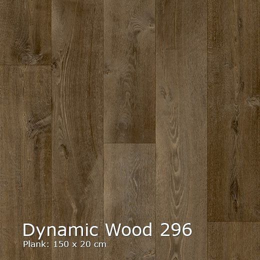 Interfloor Dynamic Wood 296 - Vinyl - Black Tex Back