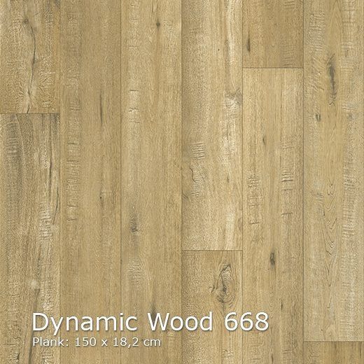 Interfloor Dynamic Wood 668 - Vinyl - Black Tex Back