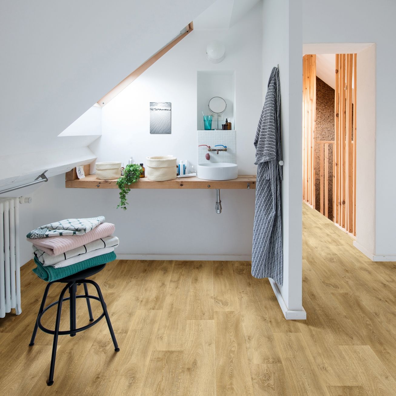 Interfloor Dynamic Wood 736 - Vinyl - Black Tex Back