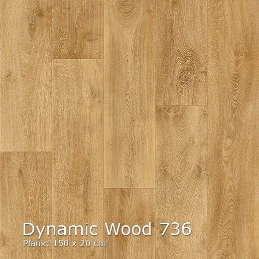 Interfloor Dynamic Wood 736 - Vinyl - Black Tex Back