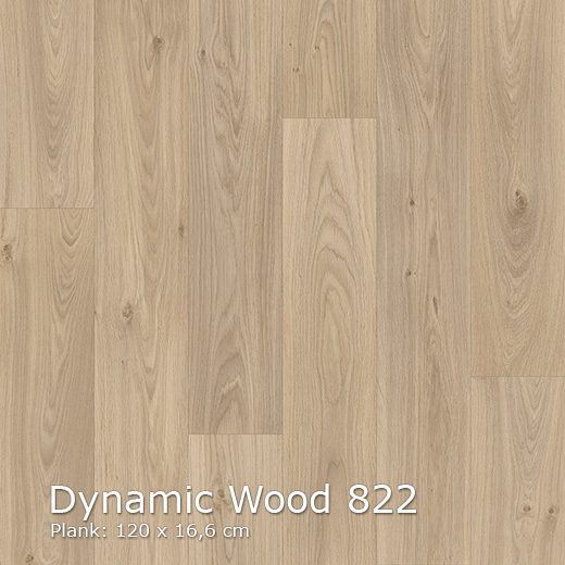 Interfloor Dynamic Wood 822 - Vinyl - Black Tex Back