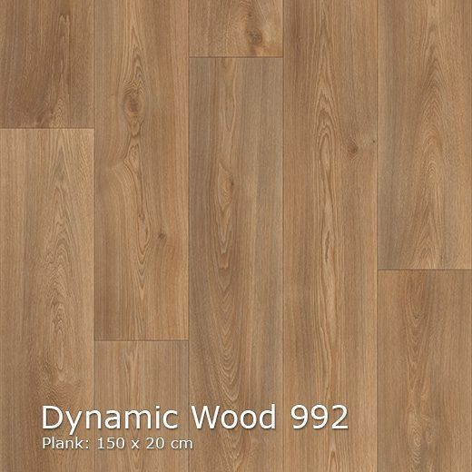 Interfloor Dynamic Wood 992 - Vinyl - Black Tex Back