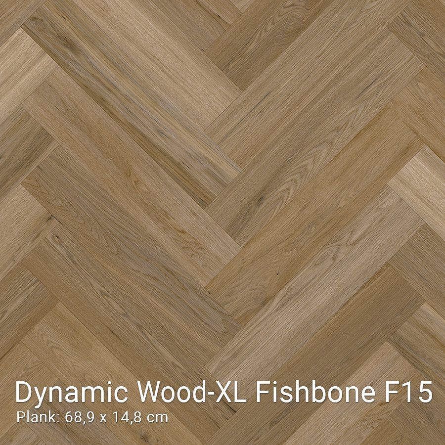 Interfloor Dynamic Wood-XL Fishbone F15 - Vinyl