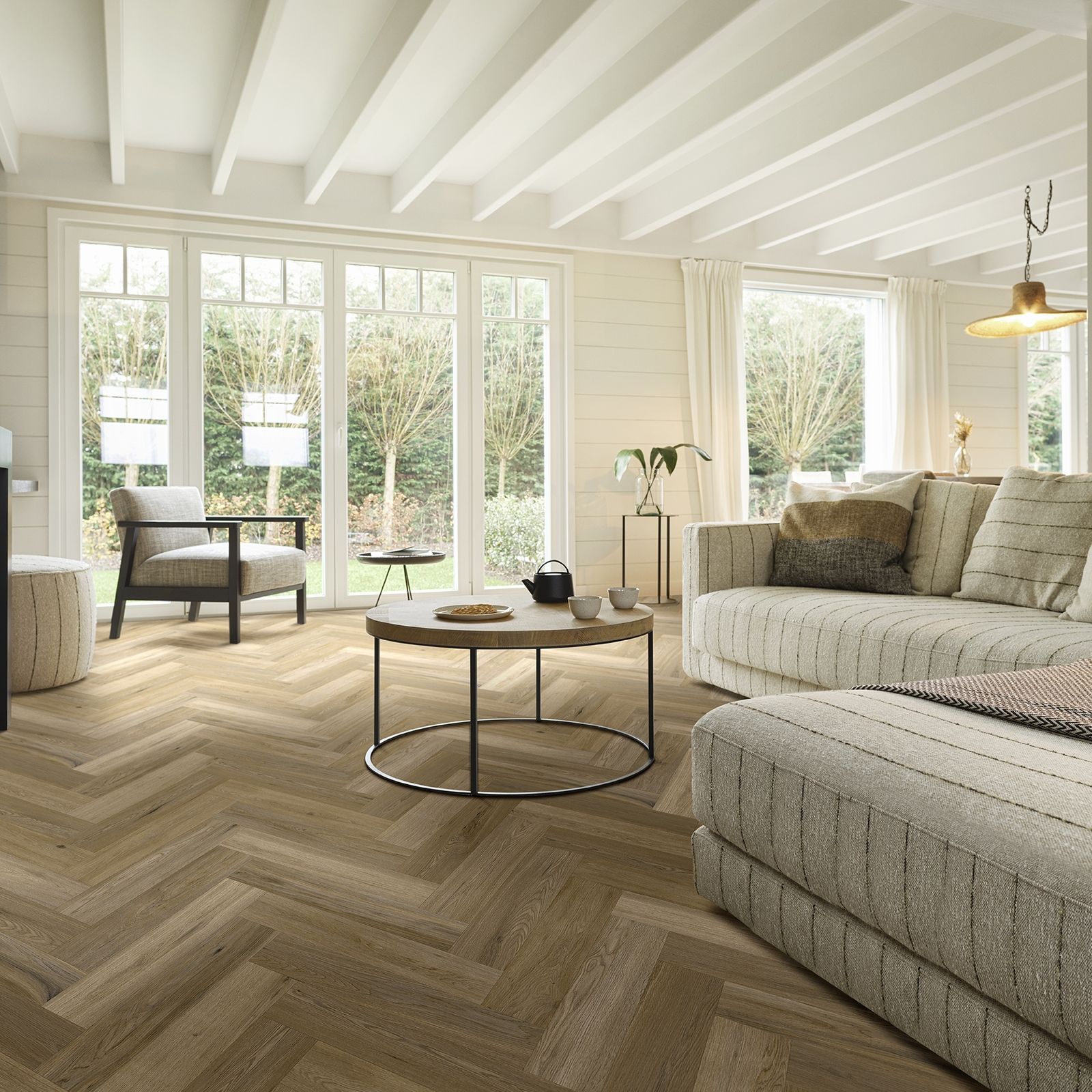 Interfloor Dynamic Wood-XL Fishbone F15 - Vinyl
