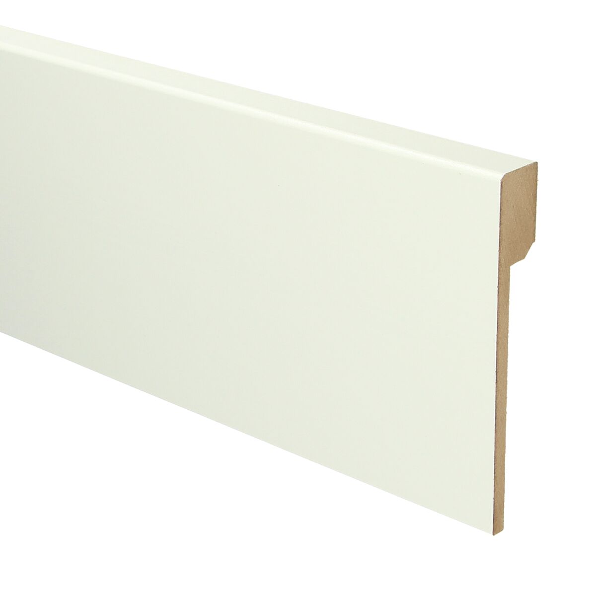 MDF Renovatieplint Modern 120x18 RAL 9010 Zuiver Wit 16021