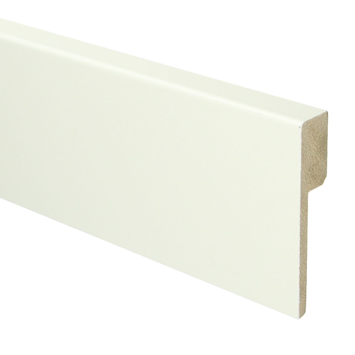 MDF Renovatieplint Modern 90x18 RAL 9010 Zuiver Wit 16022
