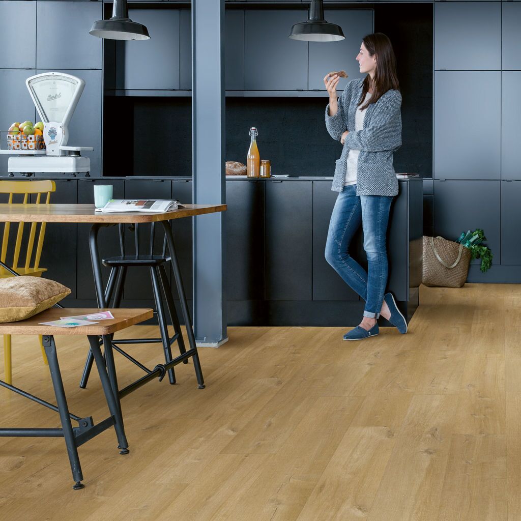 Quick-Step Fuse SGMPC20329 Linnen Eik Medium Naturel - Plak PVC Vloer