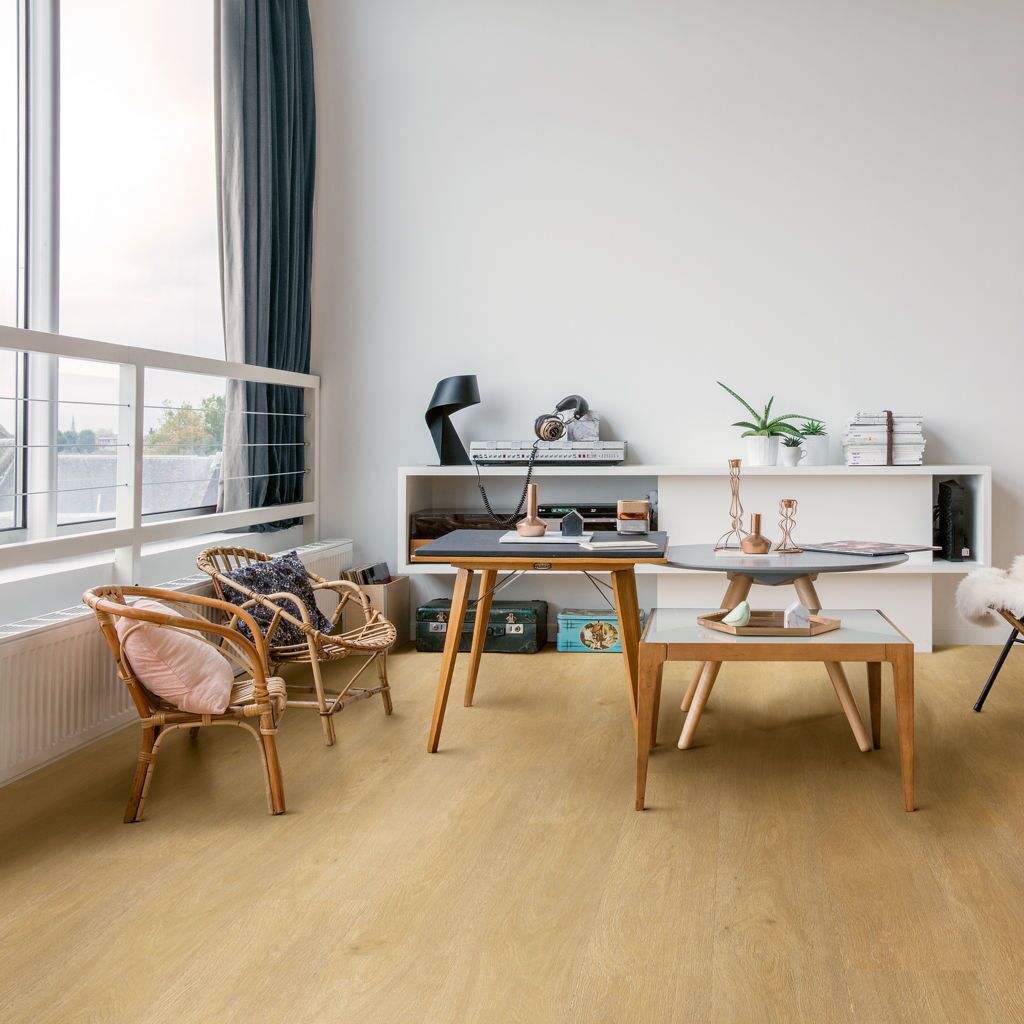 Quick-Step Liv SGSPC20311 Satijn Eik Naturel - Plak PVC Vloer