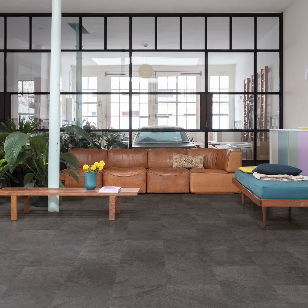 Quick-Step Oro Base AVSTT40035 Zwarte Leisteen - Klik PVC Vloer