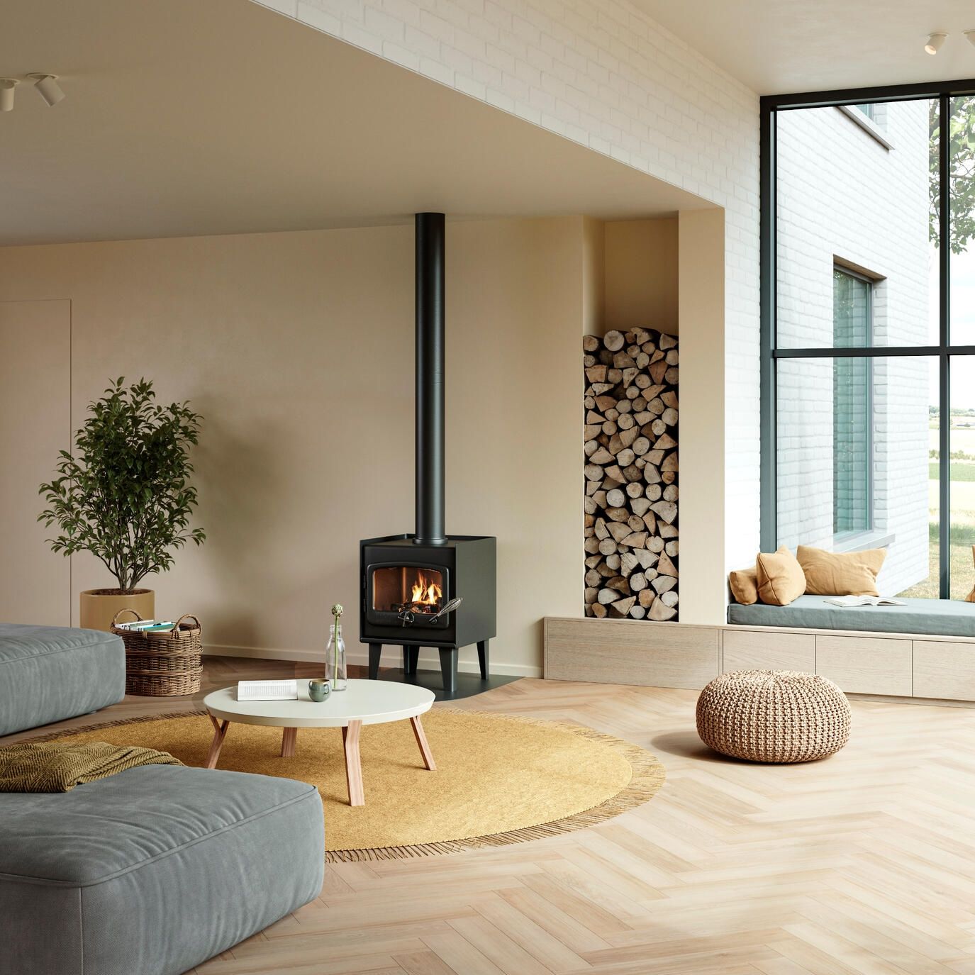 Berry Alloc Zenn 55 Visgraat Dryback Sorrento 60002262 - Plak PVC Vloer