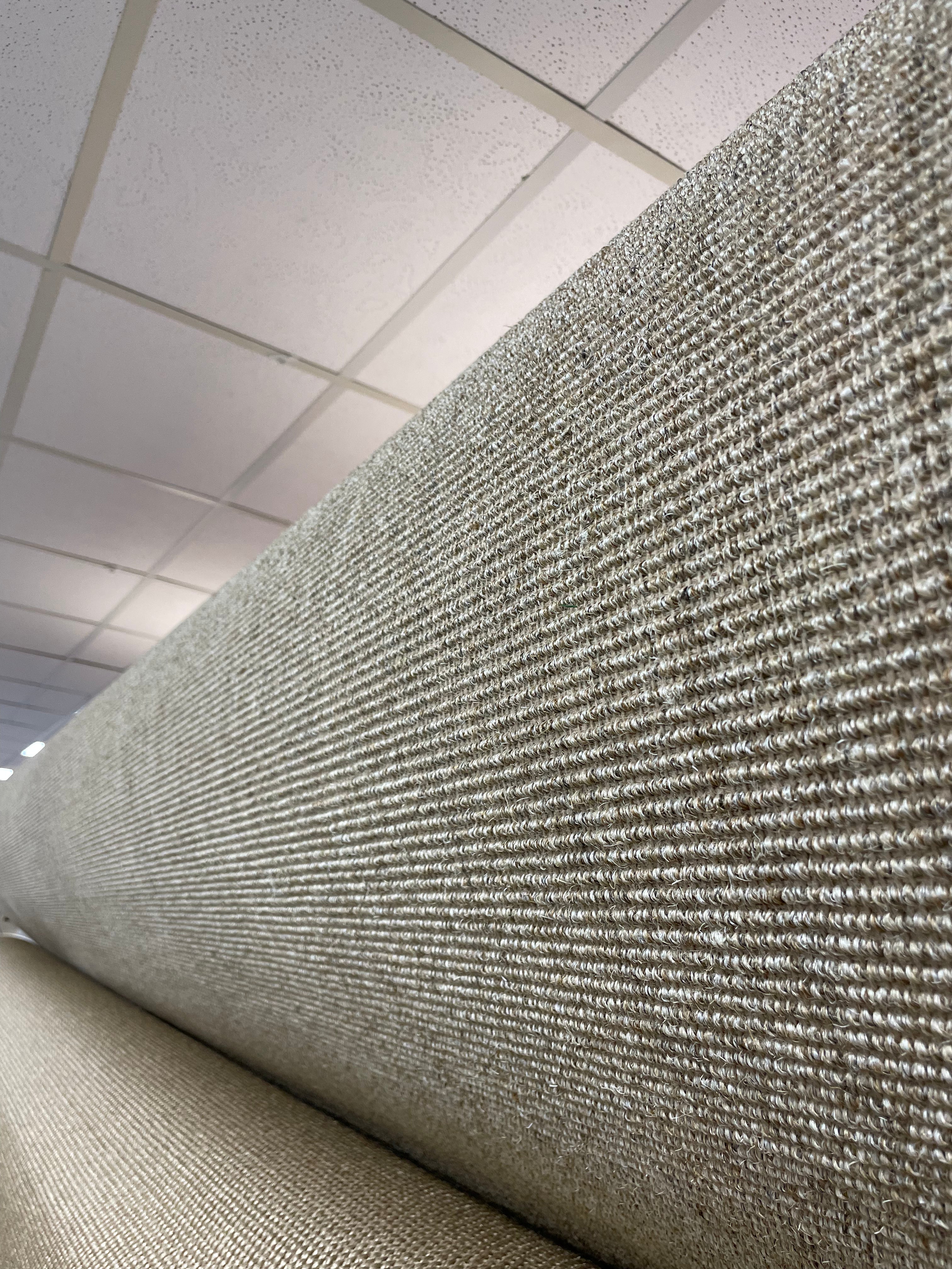 Actie Tapijt Sisal Tapijt Naturel met Viltrug 400cm Breed