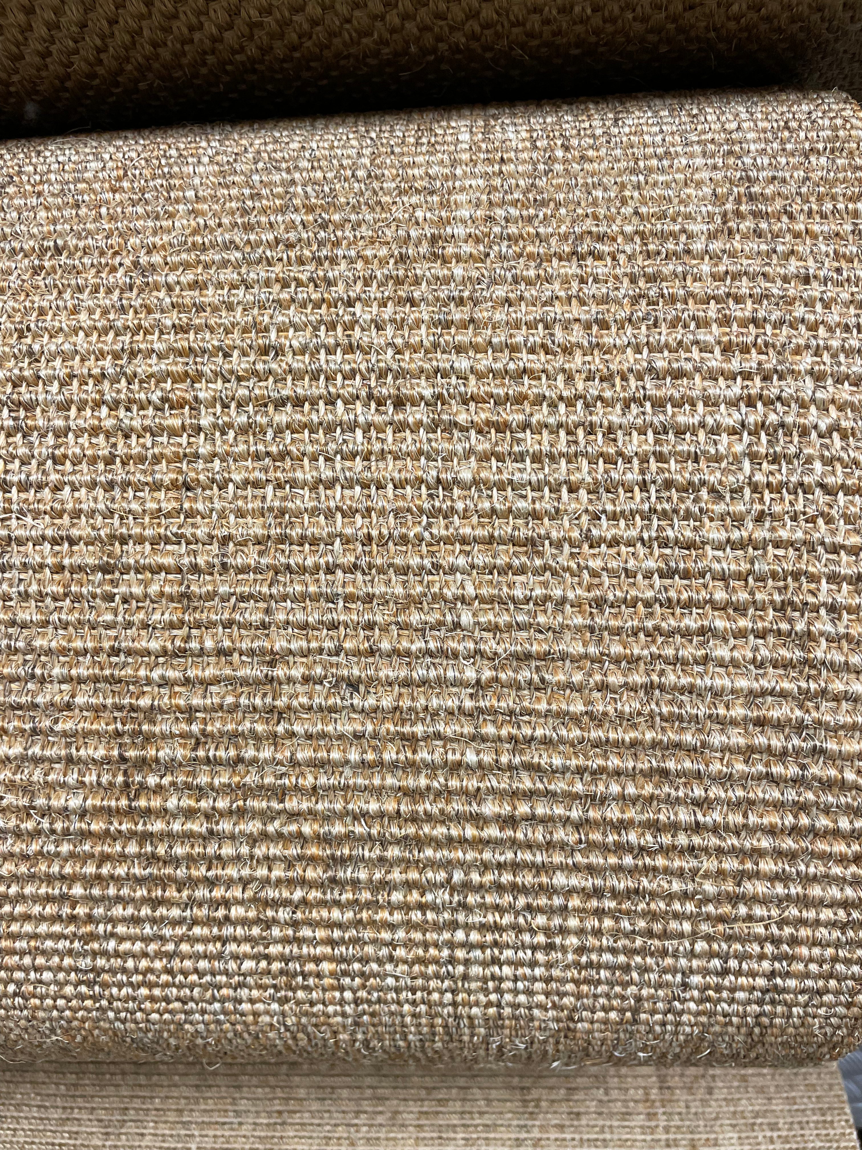 Actie Tapijt Sisal Tapijt Naturel met Viltrug 400cm Breed