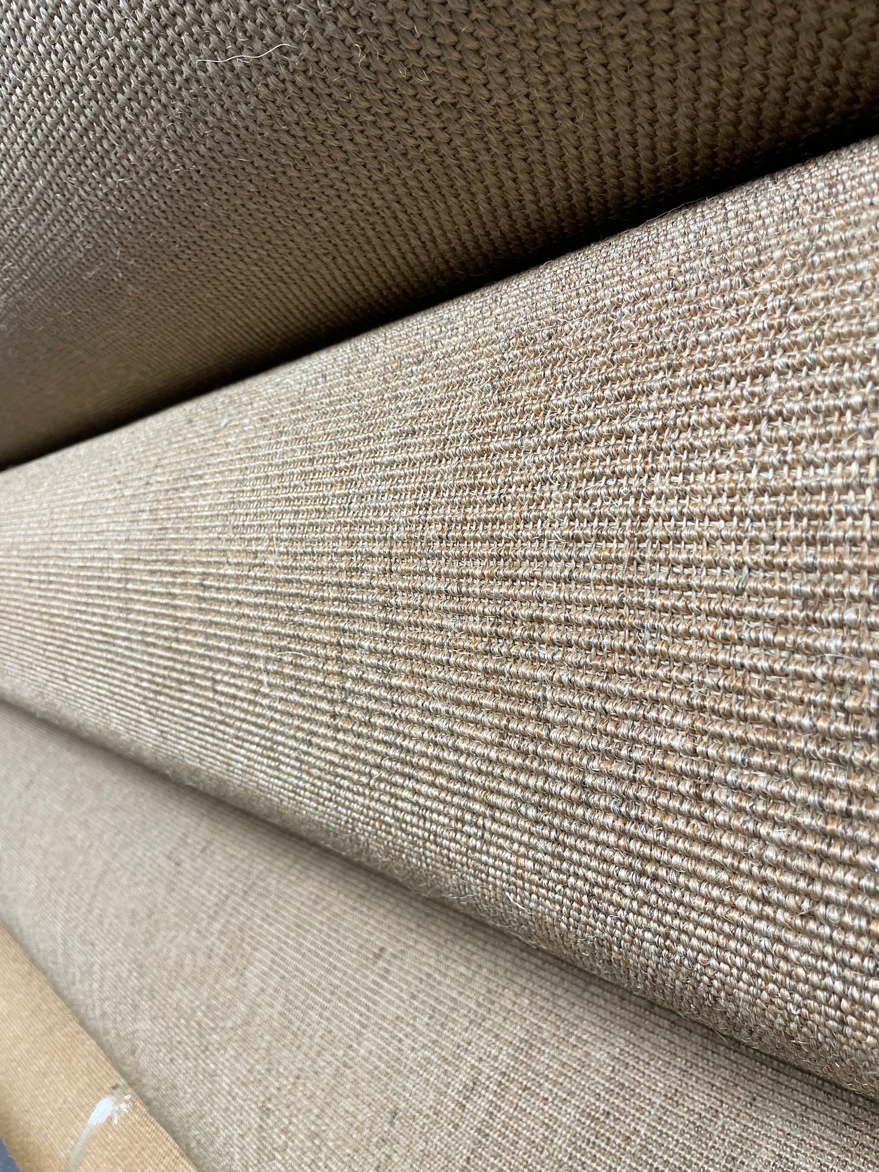 Actie Tapijt Sisal Tapijt Naturel met Viltrug 400cm Breed