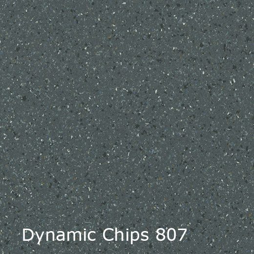 Interfloor Dynamic Chips 807 - Vinyl - Black Tex Backing