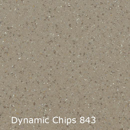 Interfloor Dynamic Chips 843 - Vinyl - Black Tex Backing