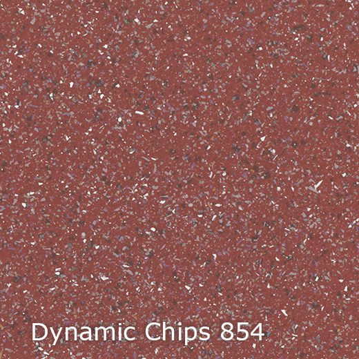 Interfloor Dynamic Chips 854 - Vinyl - Black Tex Backing