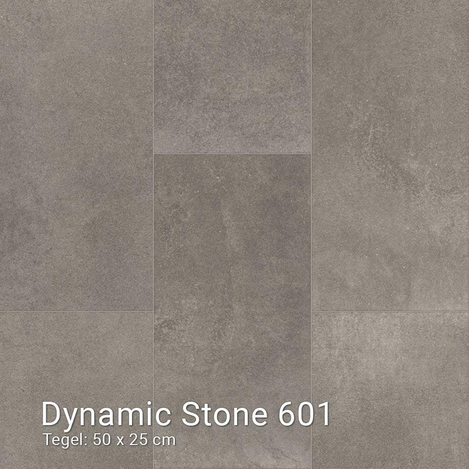 Interfloor Dynamic Stone 601 - Vinyl - Black Tex Back