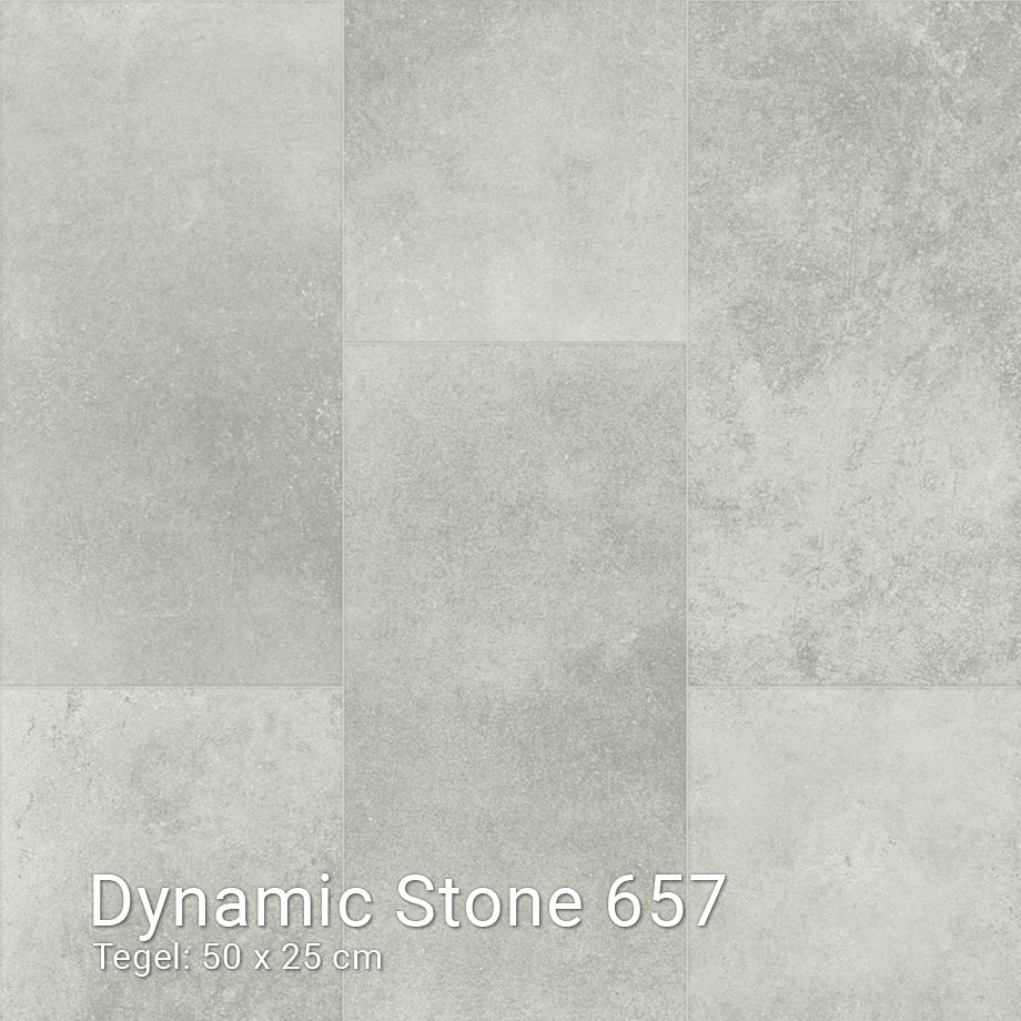 Interfloor Dynamic Stone 657 - Vinyl - Black Tex Back