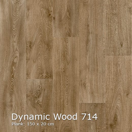 Interfloor Dynamic Wood 714 - Vinyl - Black Tex Back