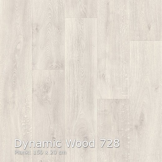 Interfloor Dynamic Wood 728 - Vinyl - Black Tex Back