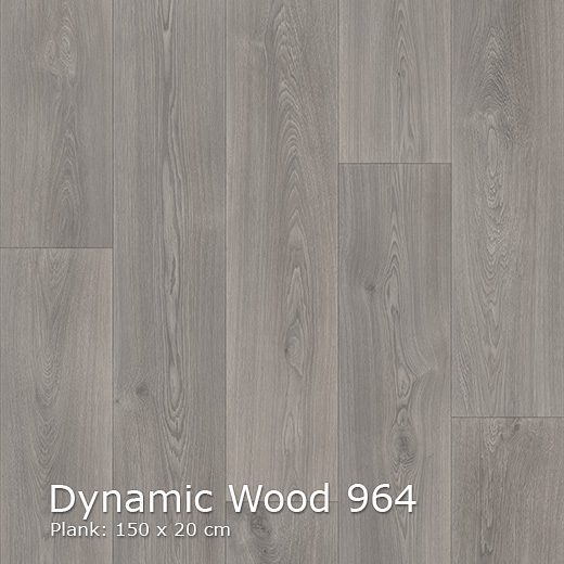 Interfloor Dynamic Wood 964 - Vinyl - Black Tex Back