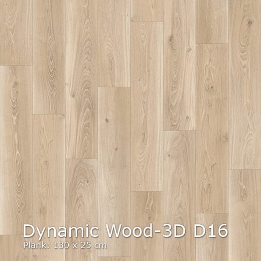 Interfloor Dynamic Wood 3D D16 - Vinyl - Black Tex Backing