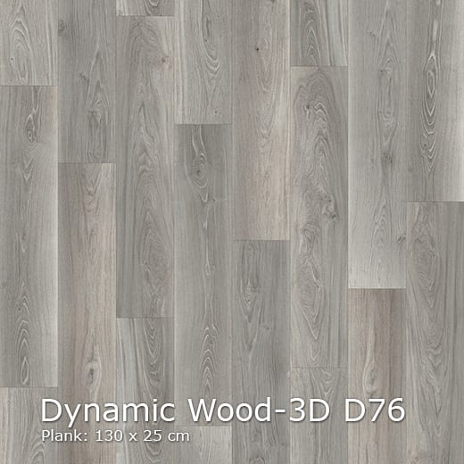 Interfloor Dynamic Wood 3D D76 - Vinyl - Black Tex Backing