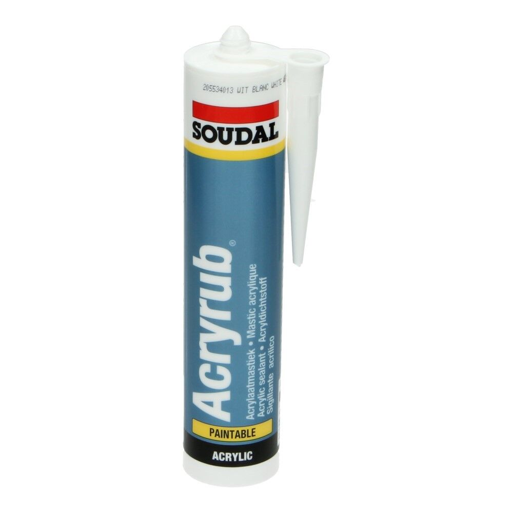 Soudal Acryrub Acrylkit Wit