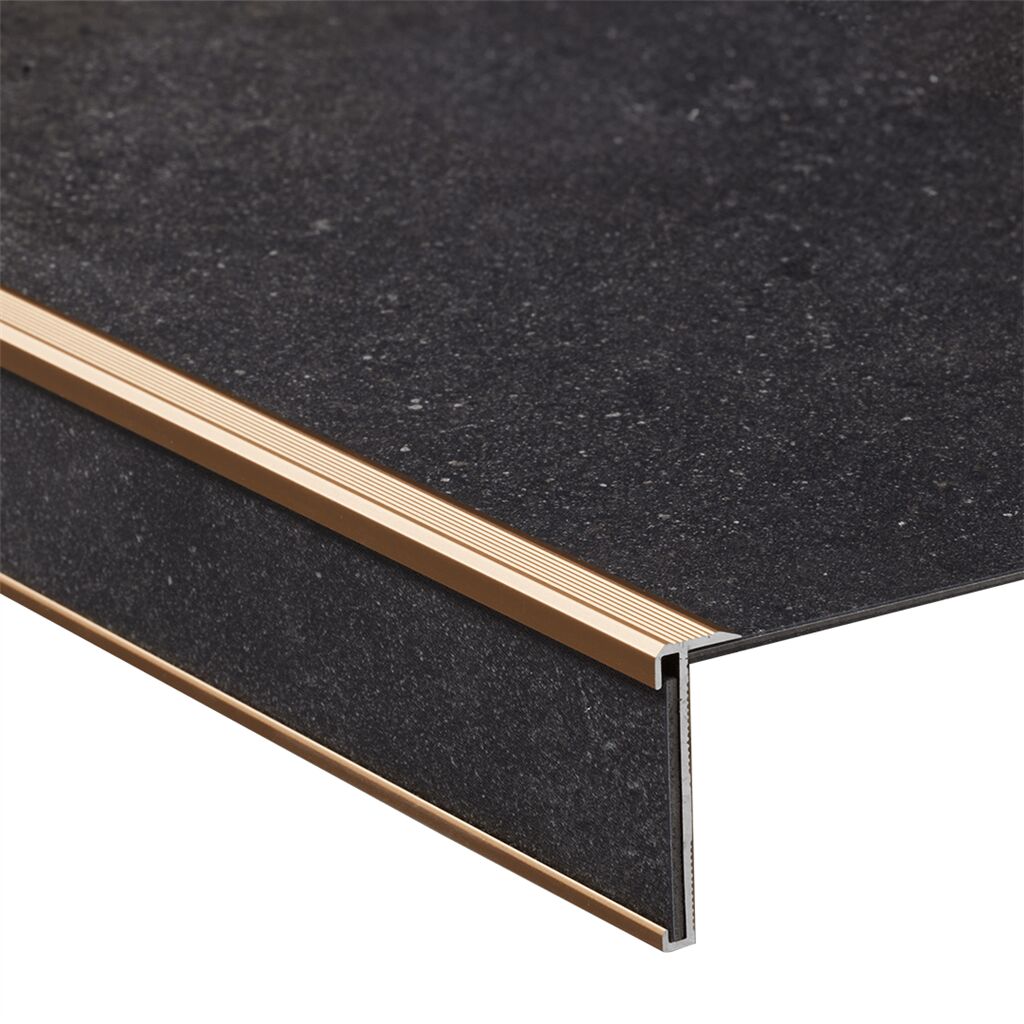 Ambiant Co-pro Trapprofiel Set - 4,5 x 130 cm - Goud