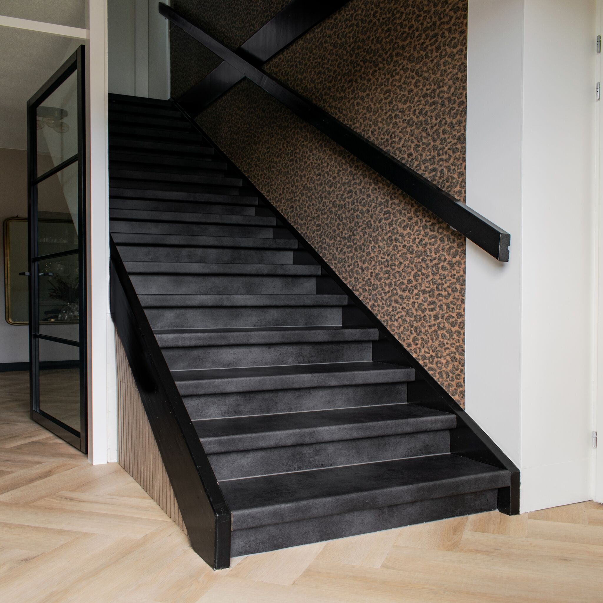 Traptreden - Easystairs 055 Black - 62x140cm - Traprenovatie PVC