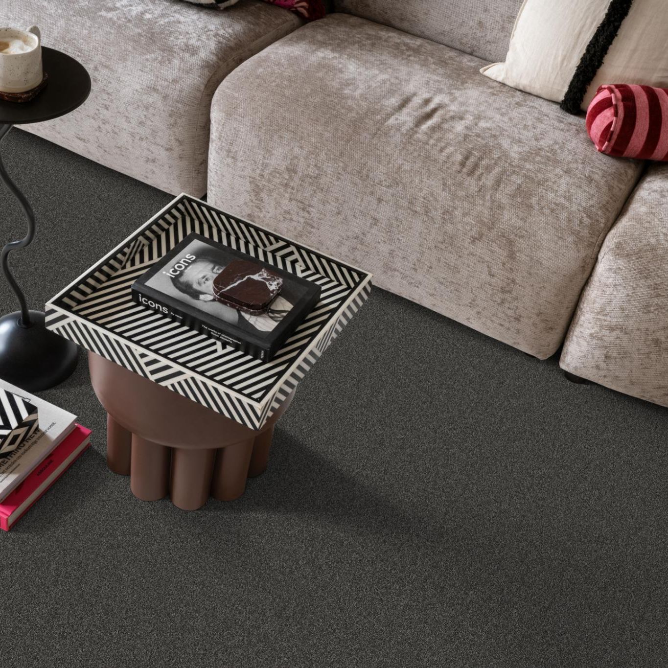 Ambiant Alaska Bruingrijs 0125 - Vloerbedekking - Tapijt