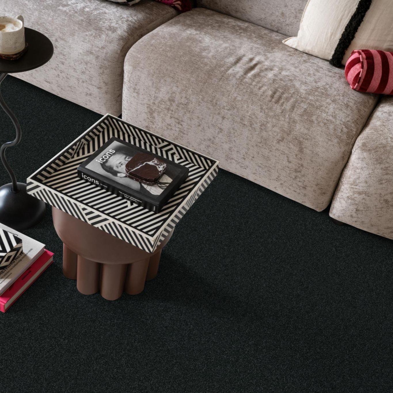 Ambiant Alaska Donkergrijs 0101 - Vloerbedekking - Tapijt