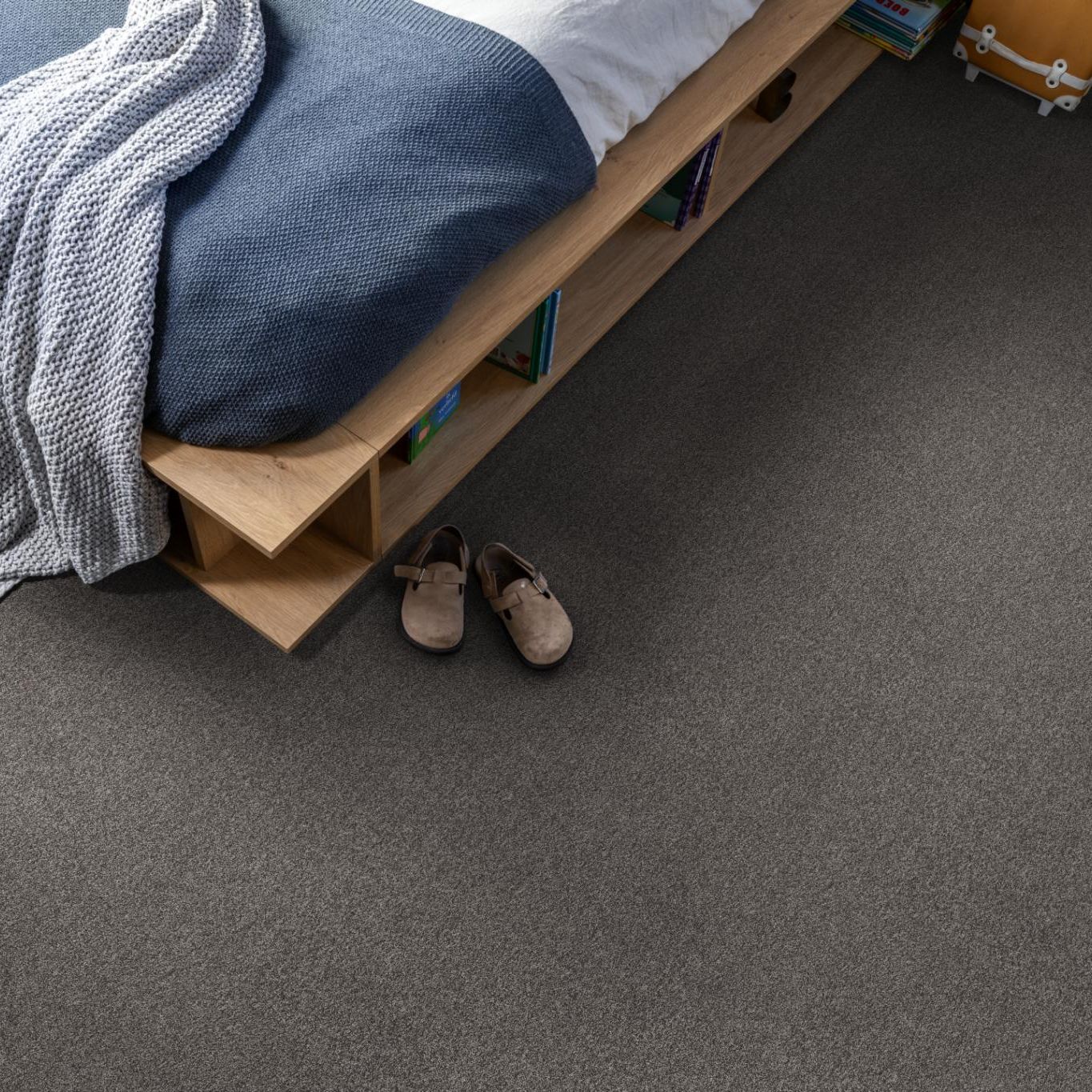 Ambiant Baltimore Bruingrijs 0125 - Vloerbedekking - Tapijt