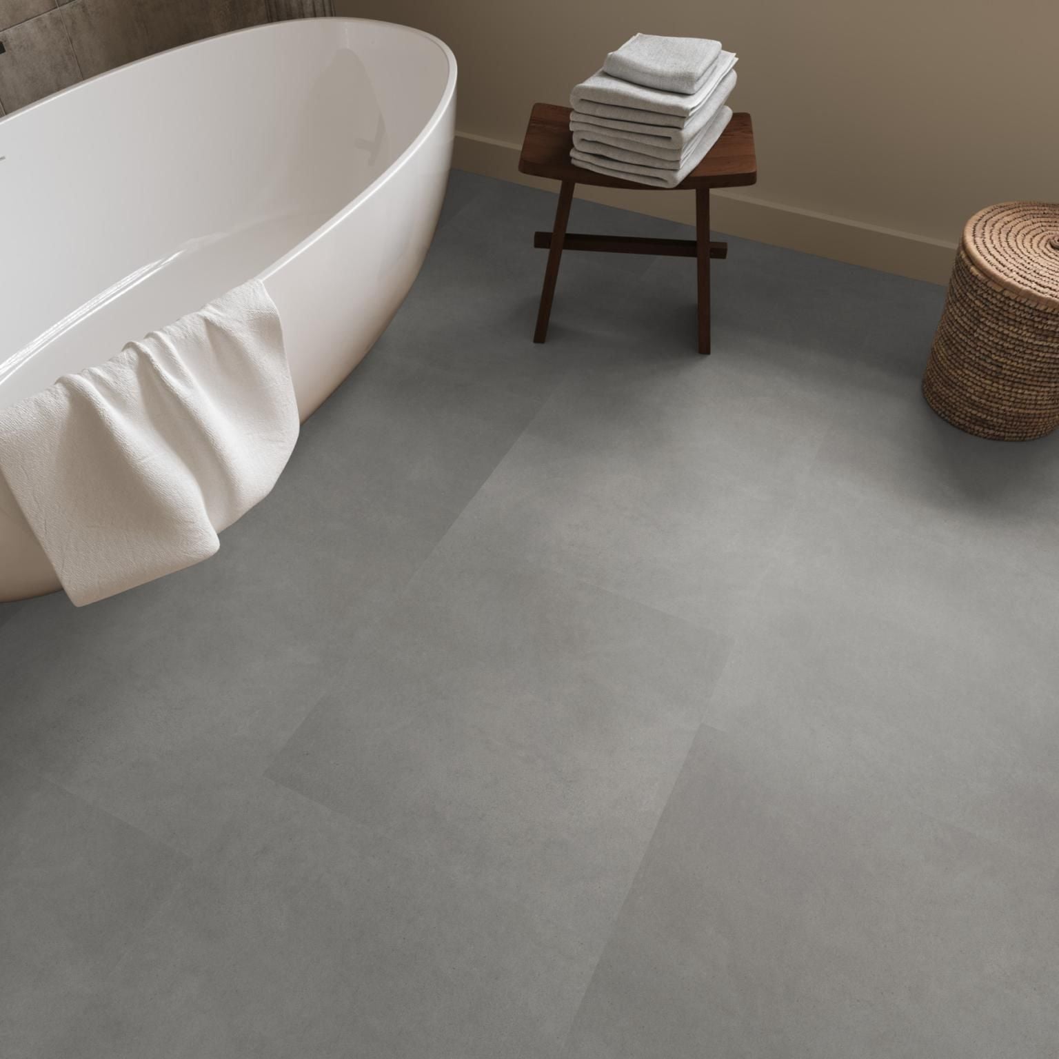 Ambiant Baroso Dryback Light Grey - Plak PVC Vloer